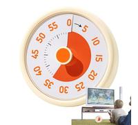 Visual Timer Kids - ABS 10.3x10.3x4.5cm | Rainbow Visual Countdown Clock, 60 Minute Digital Alarm Timer, Classroom Homeschool Focus Clock, Workout Training Focustimer | Kids Learning