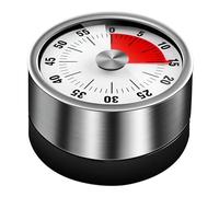 Visual Timer, Mechanical Kitchen Timer, 60 Minutes Timers, Reminder Manage Timers, Stainless Steel Countdown Time Management Tool para Cocina, Escuela y Oficina