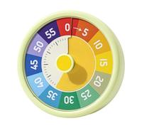Visual Timer, Rainbow Digital Countdown Clock, 60 Minute Alarm Schedule, Easy Time Management Tool, Visual Aid for Homeschool, Kitchen, Cooking, Workout, Gym, 4.06x4.06x1.77 inch