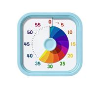 Visual Timer - Rainbow Disk Countdown | 8,7 cm Silent Desk Management
