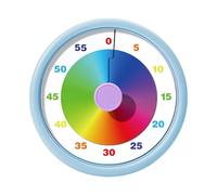 Visual Timer - Silent Time Management Tool - Rainbow Disk Classroom Visual Timer - for Home School Classrooms Bedrooms Libraries Desk Gyms Working Exercising Studying Cooking Playing Meetings