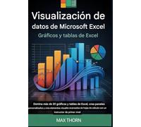 Visualización de datos de Microsoft Excel Gráficos y tablas de Excel: Domine más de 20 gráficos y diagramas de Excel, cree paneles personalizados y ... hojas de cálculo con un instructor destacado.