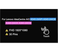 visualización LED LCD de repuesto de 23.8 pulgadas para Lenovo ideacentre A540-24API A540-24ICB F0EL F0EM todo en uno para monitor de PC (sólo para versión de visualización táctil)