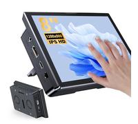 visualización táctil de 8 pulgadas para Raspberry Pi, visualización táctil de 5 puntos 1280 x 800 IPS Monitor portátil con interfaz HDMI de doble señal para Raspberry Pi 5/4B/3B+/3B/B+ Jetson Nano