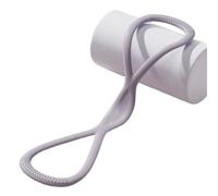 Visulong Resistance Bands, Figure 8 Exercise Bands, Durable Rubber Yoga Pulling Rope，Non-Slip Handles, Home Gym (Grey(35lb))