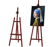 VISWIN Caballete Pintura en A Grande, Ajustable y Plegable, Caballete de Madera de Haya para Lienzo 109cm, Trípode Profesional de Estudio para Adultos, Artistas, Pintor, Estudiantes