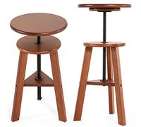 VISWIN Taburete de dibujo ajustable para artistas y adultos, 19-26 pulgadas de altura, taburete artístico de madera de haya maciza para estudio, silla giratoria para dibujar, uso doméstico, oficina