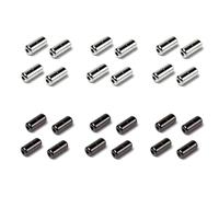Visxcnu 24 Piezas Hebillas de Metal para Zapatos, Cápsula de Cordones de Zapatos, Hebilla de Metal con Cordones, para Adultos, Adultos Mayores y Corredores de Maratón
