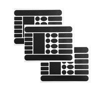 Visxcnu 3PCS Bicycle Mountain Bike Frame Protection Film Antiscratch Stickers Transparente Anti Dust Waterproof Sticker Antiscratch Chain Sticker, Protect Car Paint Film Accessories