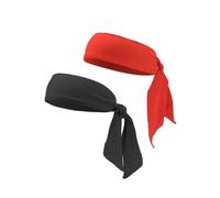 Visxcnu Diadema Deportiva Hombre, 2 Piezas Cinta para Pelo, Cinta Sudor Cabeza Antideslizante, Bandas de Cabeza Unisex Pañuelo Pelo Deporte Headband para Ciclismo, Yoga trabajar, tenis, karate