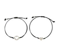 Visxcnu uego de 2 pulseras para madre e hija a juego con forma de corazón, joyería, regalos de cumpleaños para niñas madre e hija