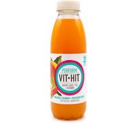 VIT HIT PERFORM | Mango y Fruta de la Pasión | Bebida Vitaminada con base de zumo y té Matcha | Bebida sin calorías | Botella de 500 ml (Paquete de 6)