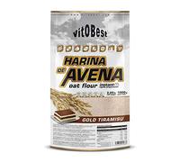 Harina de Avena Sabores Variados - Suplementos Alimentación y Suplementos Deportivos - Vitobest (Galleta, 1 Kg)