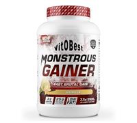 Carbohidratos MONSTER GAINER 2200 - Suplementos Alimentación y Suplementos Deportivos - Vitobest (Vainilla, 3,5 Kg)