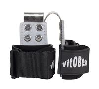 vit.O.Best VITOBEST | Agarradera Metal | De Mayor sujeción, Protege Las Palmas de Las Manos Ejercicios como Las dominadas | Única
