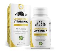 vit.O.Best VITOBEST | Vitaminas Liposomal Vitamin C | Contribuye al Sistema inmunitario con máxima biodisponibilidad | Vitamina C liposomal (Liposovit®), 520 MG por cápsula | 60 VegeCaps