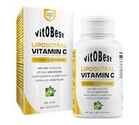 vit.O.Best VITOBEST | Vitaminas Liposomal Vitamin C | Contribuye al Sistema inmunitario con máxima biodisponibilidad | Vitamina C liposomal (Liposovit®), 520 MG por cápsula | 60 VegeCaps