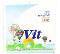 Vit - Servilletas de doble capa, de pura guata de celulosa, 100 unidades