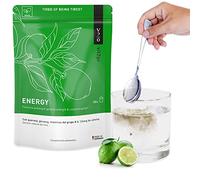 Vit2go ENERGY 250 (25 raciones) - Bebida energética con cafeína (124 mg), guaraná y taurina, Complejo vitamínico con minerales (8 vitaminas B y aminoácidos esenciales, magnesio, calcio, zinc), vegano