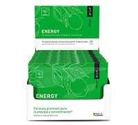 Vit2go ENERGY 30 sobres - Bebida energética natural con 124mg cafeína, guaraná y ginseng | Sin azúcar | Vitaminas B, magnesio y zinc | 100% Vegano