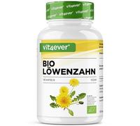 vit4ever Bio Diente de León - 180 Cápsulas - 1500 mg de Extracto de Raíz de Diente de León - Relación 10:1 de Alta Dosis - Verdadero Extracto de Taraxacum officinale - Sin Aditivos Innecesarios