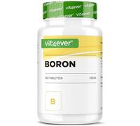 Vit4ever Boro - 3 mg de Boro puro por Comprimido - 365 Comprimidos para un Año - Sin Aditivos innecesarios - Alta Dosificación - Vegano