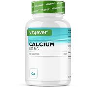vit4ever Calcio - 400 comprimidos con 800 mg de calcio de carbonato de calcio por ración diaria - Rinde para 6,6 meses - Vegano, alta dosis y sin aditivos innecesarios