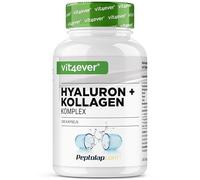 vit4ever Complejo de Ácido Hialurónico y Colágeno - 240 cápsulas - Premium: Con Biotina Bioactiva, Selenio, Zinc, Vitamina C natural de la Acerola y Silicio de Bambú