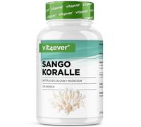 vit4ever Coral Marino Sango - 240 Cápsulas (3 Meses) - 660 mg de Calcio y 330 mg de Magnesio - Fuente natural de Calcio y Magnesio - Alta Dosificación