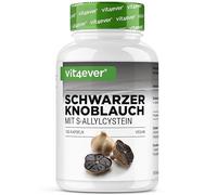vit4ever Extracto de Ajo Negro 15:1-180 Cápsulas - Alta dosis: 750 mg | Con S-Alilcisteína Natural (SAC) - Fermentado - Sin Olor - Vegano