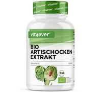 vit4ever Extracto de Alcachofa Ecológica - 240 Cápsulas - 1800 mg por dosis diaria (2,5% de cinarina) - Extracto genuino de alcachofa 20:1 - Calidad ecológica - Alta dosis - Vegano