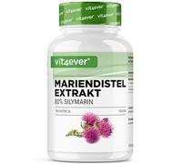 vit4ever Extracto de Cardo Mariano - 180 Cápsulas - 500 mg - 80% Silimarina | 400 mg de Silimarina por Cápsula - Para 6 Meses - Alta dosis - Vegano
