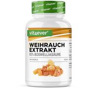 vit4ever Extracto de incienso - 240 cápsulas veganas - 1000 mg por ración diaria - Con 85% de ácidos boswélicos de auténtica Boswellia serrata india - Alta dosis