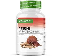 vit4ever Hongo Reishi - 270 Cápsulas - 1300 mg de Extracto por Dosis Diaria | 40% de Polisacáridos - Ganoderma lucidum - Alta dosis - Sin aditivos innecesarios - Vegano