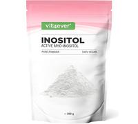 vit4ever Inositol Pure - 300 g - 4000 mg de Myo-Inositol de Alta Pureza | Sabor Neutro - Buena Solubilidad con Cacito Medidor - Sin Aditivos - Vegano