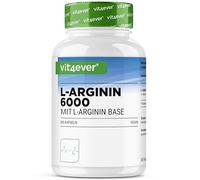 vit4ever L-Arginina - 365 Cápsulas - 6000 mg de L-Arginina Pura - Vegano | Producida por Fermentación Vegetal - Sin aditivos - Alta dosis