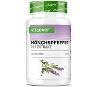 vit4ever Sauzgatillo 365 comprimidos - Alta dosis con 20 mg de extracto 10:1 (equivalentes a 200 mg de sauzgatillo) - Vitex agnus-castus - Sin aditivos innecesarios - 100% vegano