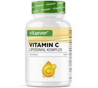 vit4ever Vitamina C Liposomal - 240 Cápsulas Veganas - Premium: Alta Dosificación con 1000 mg de Vitamina C pura por Día - Biodisponibilidad Especialmente Alta