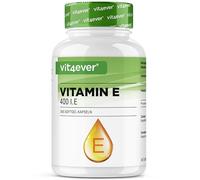 vit4ever Vitamina E 400 UI Natural- 365 Cápsulas Blandas - Alta dosis | D-Alfa-Tocoferol de Girasol - Cápsulas Blandas a Base de Aceite - Para 12 Meses