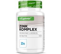vit4ever Zinc 25 mg - 400 Comprimidos - Materia Prima de Marca | Alta Biodisponibilidad - Bisglicinato de Zinc Albion® + L-Histidina - Dosis Óptimamente Alta - Complejo Quelado - Vegano