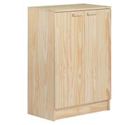 Vita Aparador (L x An x Al: 36 x 65 x 96 cm, Natural, Número de puertas: 2 ud.)