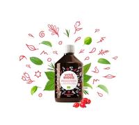 Vita Biosa Rosa mosqueta 500 ml - sabor agrio picante - 100% biológico controlado - 8 cepas de bacterias naturales del ácido láctico - extracto de 19 hierbas diferentes (kbA)