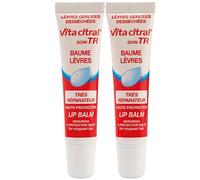 VITA CITRAL | Bálsamo Labial Muy Reparador | Hidrata y nutre los labios dañados | Reduce las sensaciones de tirón | Los labios están protegidos | Fórmula no pegajosa | Juego de 2x15ML