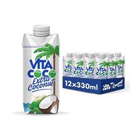 Vita Coco Agua de Coco Extra Pack de 12 x 330 ml, Con Electrolitos, Vitamina C, Potasio y Sin Gluten - Sabor Coco 12x330ml