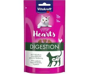 Vita Hearts Digest 40 g (9 bolsas) VITAKRAFT - apoyo digestivo para mascotas