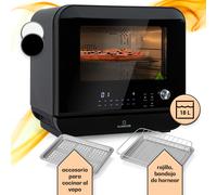 Klarstein Horno Freidora de Aire Caliente de 2450W de Calentamiento Rápido para Cocina, Freidora Sin Aceite Compacta, Capacidad 18 l.., Fácil Limpiar, Freidoras Compactas, Air Fryer 10 Programas