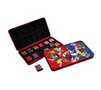 Vita Sharks Mario & Friends - Funda para Nintendo Switch 24 ranuras de juego, accesorios Lite, almacenamiento y protección para tarjetas SD NS Box