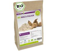 Vita2You Maca en polvo, 1 kg, calidad orgánica, raíz de maca, tubérculo entero molido, 1000 g en bolsa con cremallera, calidad premium
