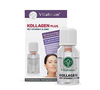 Vitabaum Beauty Colágeno - con vitaminas D3, C, B2, B7, zinc y manganeso - Apoyo para el cabello, la piel y las uñas - Innovador Twist and Mix System para una rápida absorción
