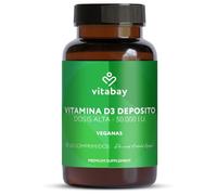 Vitabay Vitamina D3 50.000 UI Depot - 60 comprimidos veganos - alta dosis | 1 comprimido cada 50 días = 1.000 UI/día - D3 vegana de liquen - analizado en Alemania - sin aditivos - 60 comprimidos